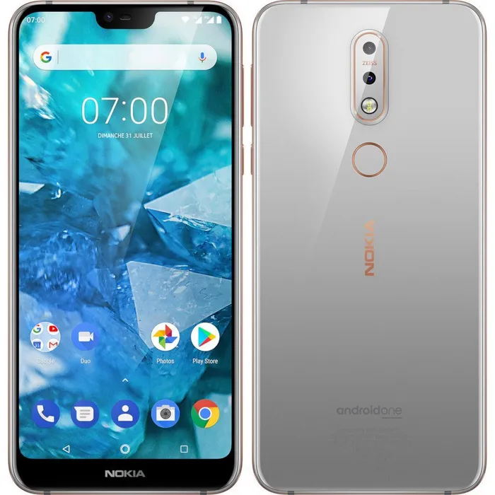 Produktbild för Nokia 7.1 (TA-1095 / 2018) - 64GB - Silver - Grade B