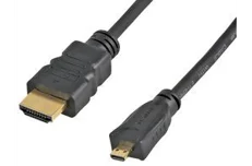 Produktbild för Pro Signal HDMI Micro till HDMI - 1m - Svart