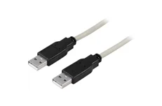 Produktbild för Deltaco USB 2.0 kabel Typ A hane - Typ A hane - 1m
