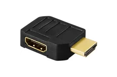 Produktbild för Deltaco HDMI-adapter - hane till hona - Vinklad