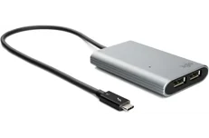 Produktbild för iiglo Thunderbolt 3 USB-C till 2x DisplayPort - 2st 4K 60hz DisplayPort