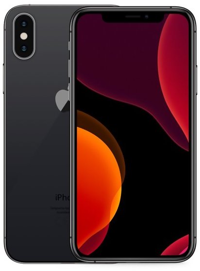 Produktbild för Apple Iphone X - 256GB - Svart - Grade B+