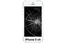 Produktbild för Apple iPhone 5 - (A1429) - Skärm och Glasbyte - Vit