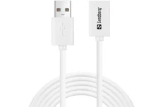 Produktbild för Sandberg USB 3.0 Förlängningskabel - 2m - Vit