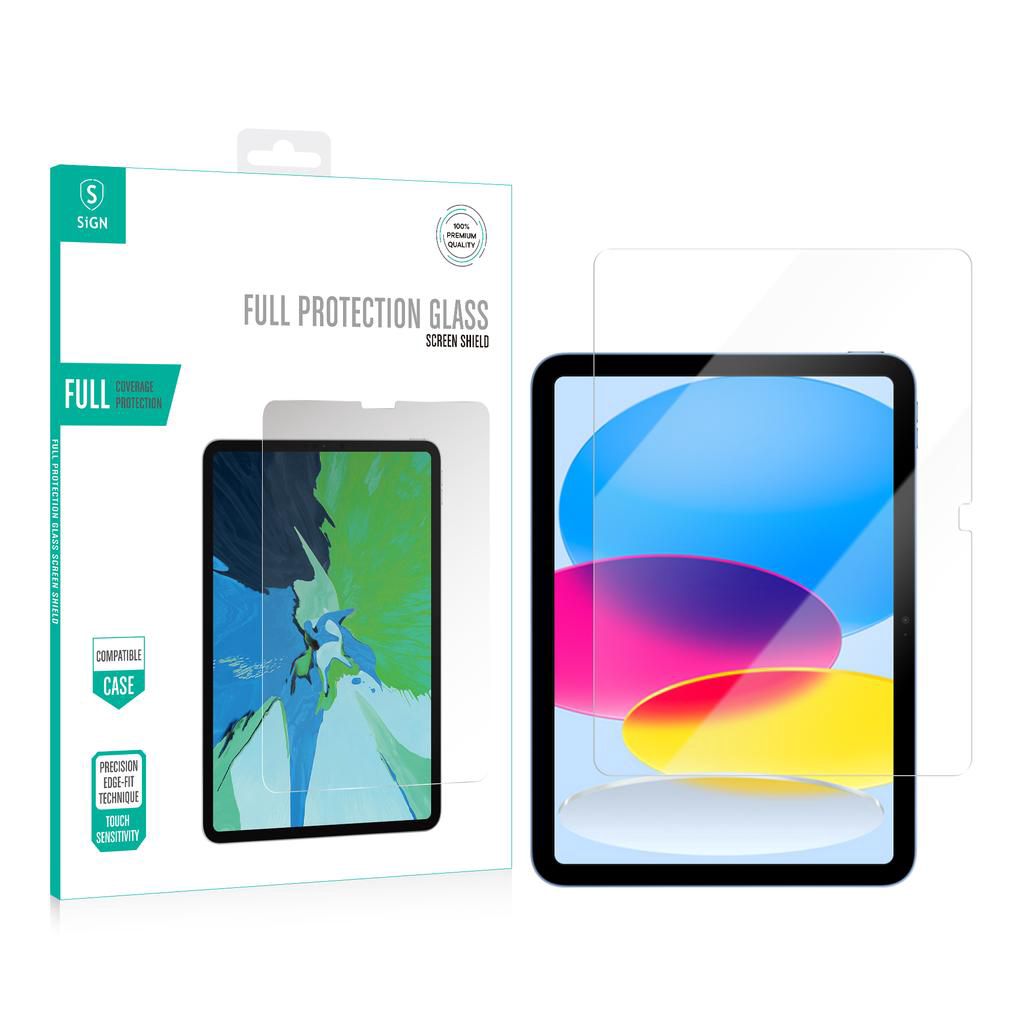 Produktbild för SiGN Skärmskydd Tempered glass för iPad 10.9" 2022 / iPad 11" 2025