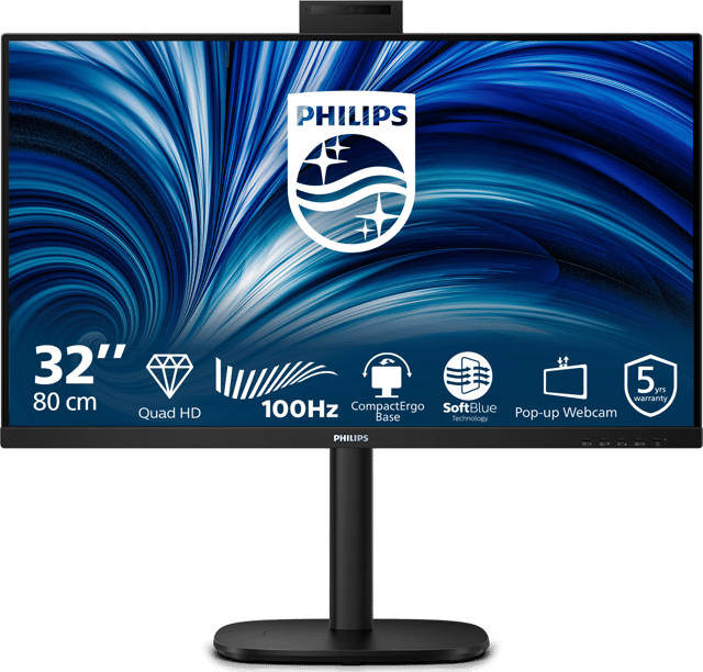 Produktbild för Philips 32" - 2560x1440 - IPS - 4ms - 100Hz