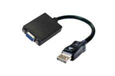 Produktbild för Deltaco DisplayPort till aktiv VGA-adapter - 0,17m - Svart