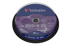 Produktbild för Verbatim DVD+R DL 10-pack spindel