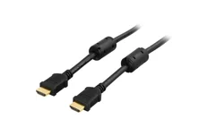 Produktbild för Deltaco HDMI-kabel - ha-ha - 5 meter - Svart - 4K