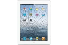 Produktbild för Apple iPad 3/4 Glasbyte - Vit - Kampanjpris!