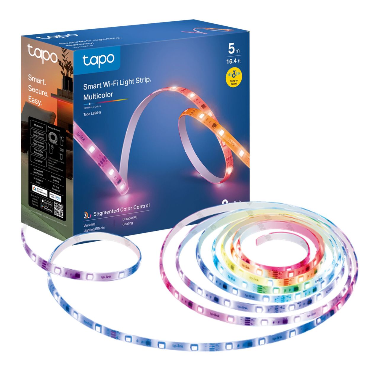 Produktbild för TP-Link Tapo L920-5 Smart Light Strip RGB 5 m