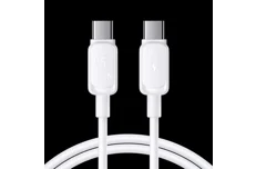 Produktbild för SiGN USB-C till USB-C kabel - 100W - 1.2m - White