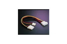 Produktbild för Deltaco Y-kabel intern för 1st 5,25" + 1st 3,5"