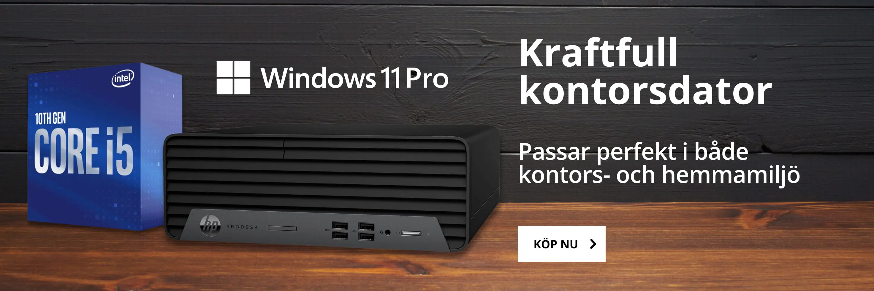 HP Prodesk 400 G7 - Core i5 10500 - 16GB - 256GB SSD - Win 11 Pro - Grade A