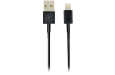 Produktbild för Deltaco USB-synk-/laddarkabel, USB Typ A ha - Lightning ha, 1m, svart