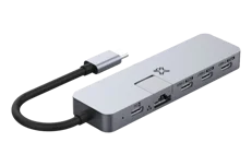 Produktbild för XtremeMac Type-C Multiport Hub Max Pro - PD 100W - USB-C 4st