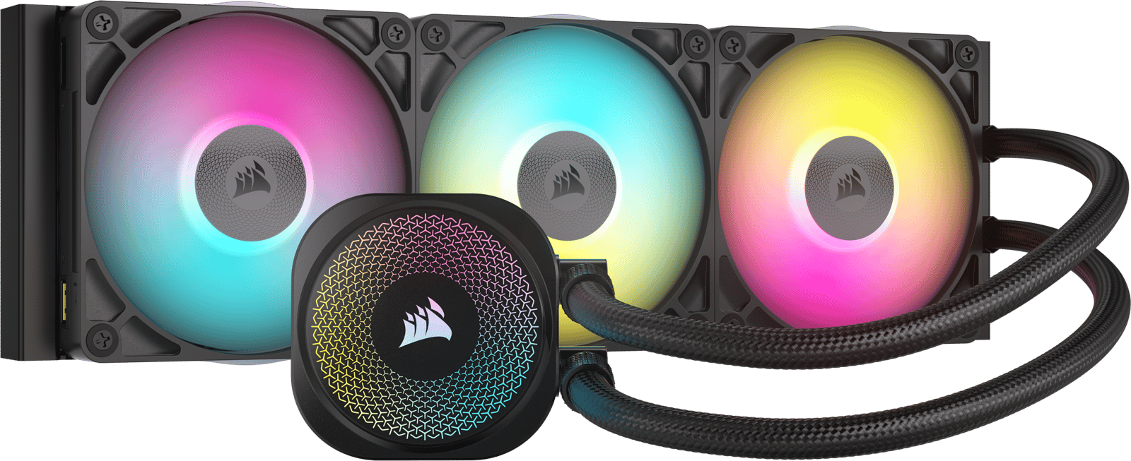 Produktbild för Corsair iCUE LINK TITAN 360 RX RGB (3x120mm)