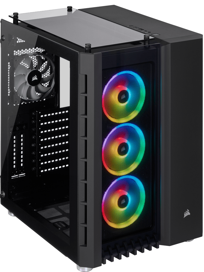 Produktbild för Corsair Crystal 680X - Core i7 9700K - 16GB - 240GB + 240GB + 500GB SSD - GTX 1080 Ti - Grade A