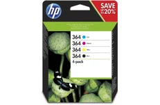 Produktbild för HP No.364 Value Pack (cyan, magenta, gul, svart)