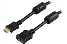 Produktbild för Deltaco HDMI förlängningskabel - ha - ho - 5m - Svart