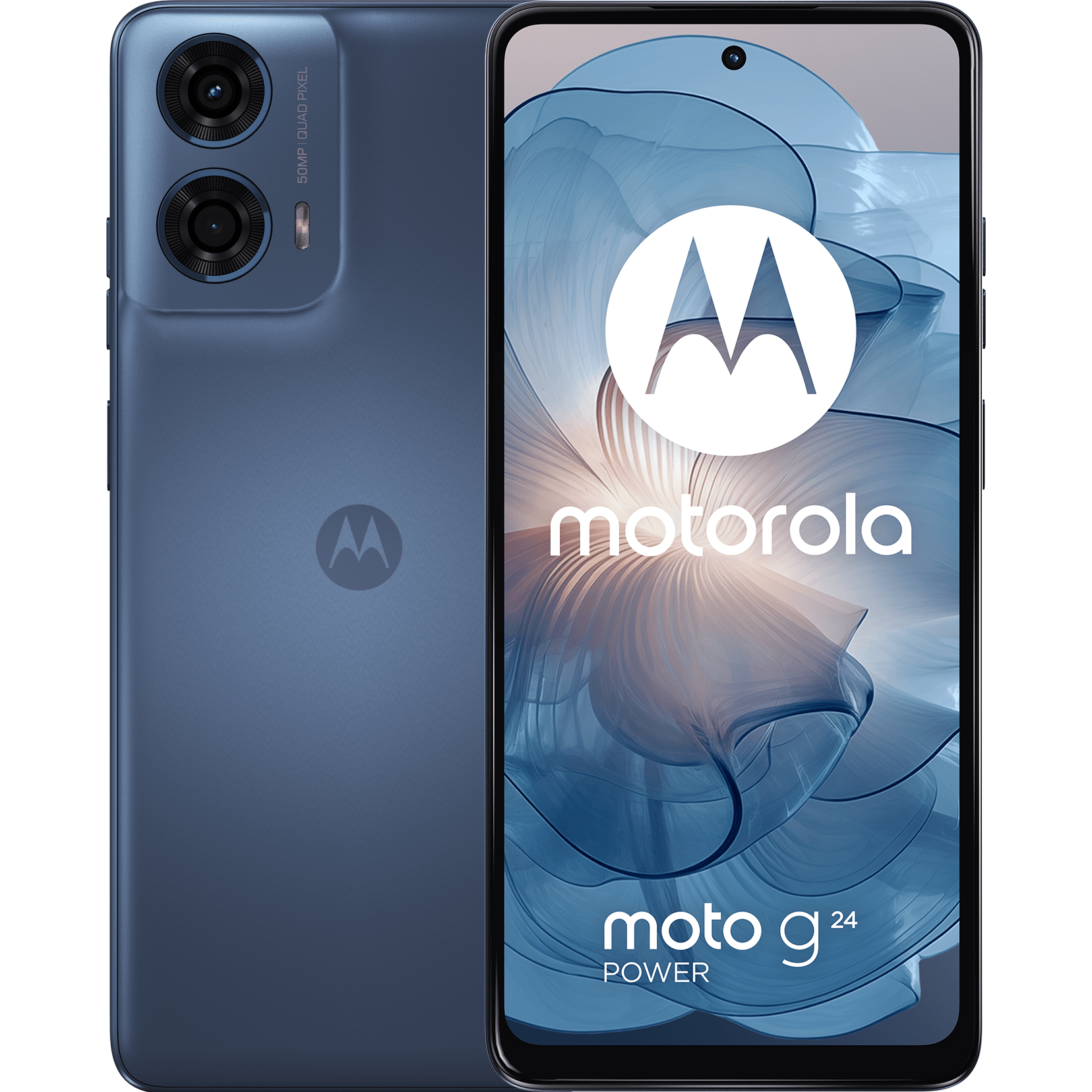 Produktbild för Motorola Moto G24 Power - 256GB - Blå - Grade A
