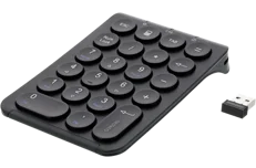 Produktbild för Deltaco Trådlöst numeriskt tangentbord - Uppladdningsbart batteri