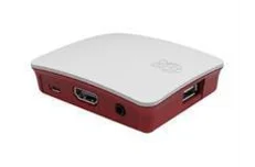 Produktbild för Raspberry Pi 3 Model A+ Skal - Röd/Vit