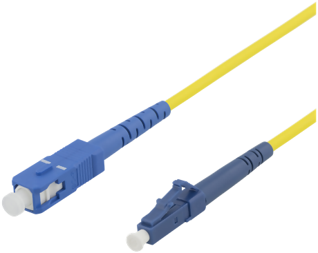 Produktbild för Deltaco Fiberkablage - LC-SC - OS1/2 - Singlemode - 2m