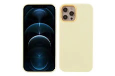 Produktbild för SiGN iPhone 12 / 12 Pro Silicone skal - Cream Yellow