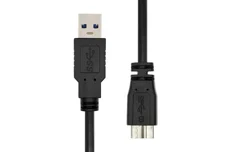 Produktbild för ProXtend USB 3.2 Gen1  USB A till Micro B - Svart - 0,5m