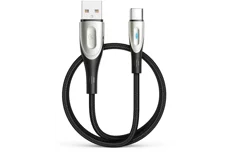 Produktbild för SiGN USB-A till USB-C kabel - 3A - 2m - Svart