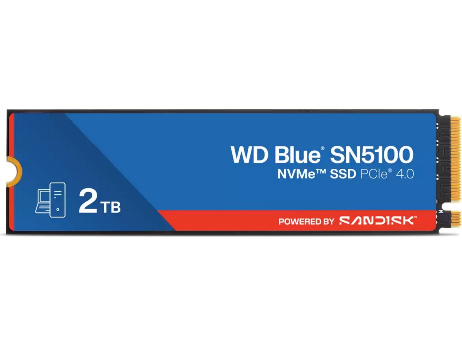 Produktbild för Western Digital Sandisk WD Blue SN5100 NVMe SSD M.2 2TB