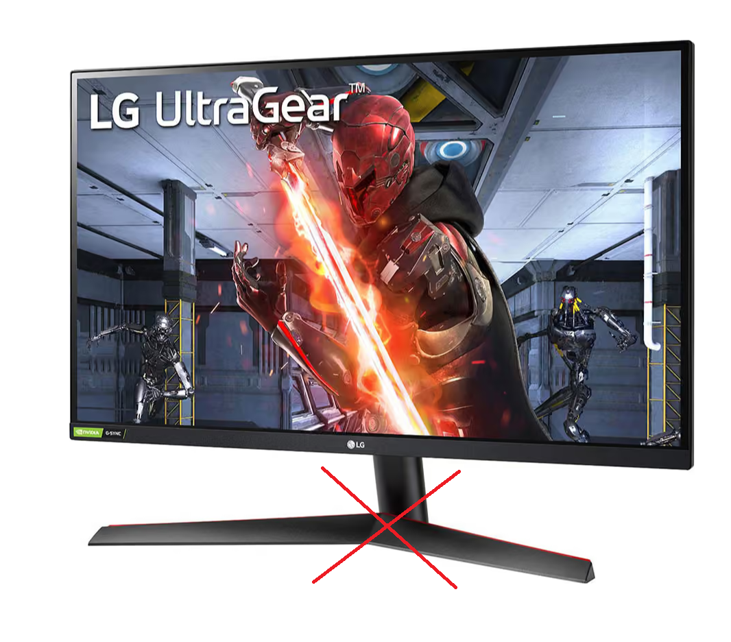 Produktbild för LG UltraGear 27GN800 - 27" - 2560 x 1440 - 144Hz - Grade A (Ej fot - Endast bordsfäste)