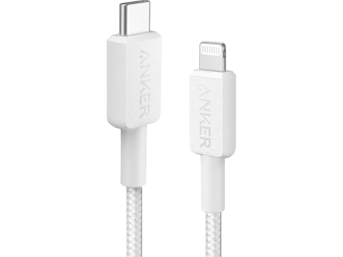 Produktbild för Anker 322 PowerLine USB-C till Lightning kabel - 1,8m - Vit