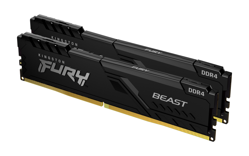 Produktbild för Kingston HyperX FURY - 32GB (2 x 16GB) - DDR4 - 3200MHz - Renoverad