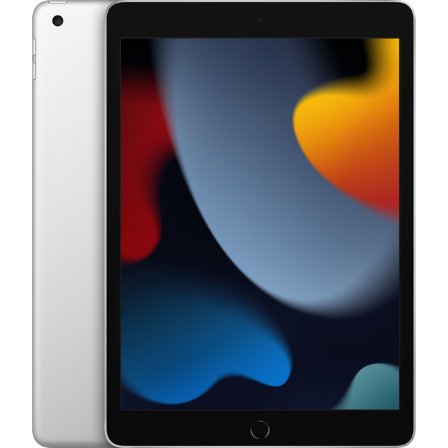 Produktbild för Apple iPad 9th gen (2021) - WiFi - 64GB - Silver - Grade A-