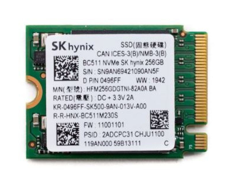 Produktbild för Dell SSD - 256GB - M.2 2230 - Renoverad produkt