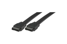 Produktbild för Deltaco Serial ATA-300 kabel , skärmad 0,5m