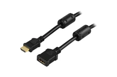 Produktbild för Deltaco HDMI förlängningskabel - ha - ho - 2m - Svart