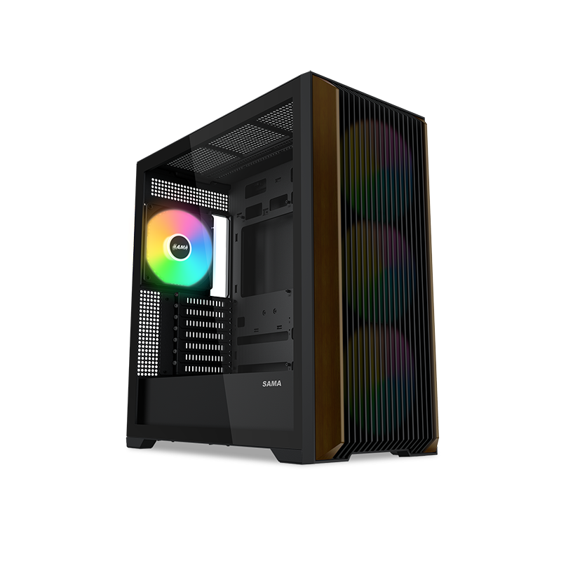 Produktbild för Sama Z60 ATX Mid-tower Case - Svart
