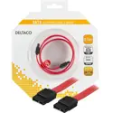 Produktbild för Deltaco SATA/SAS-kabel, rak-rak 0,5m