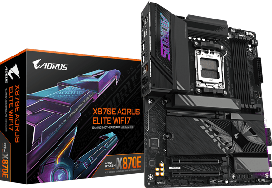 Produktbild för Gigabyte X870E AORUS Elite WiFi7