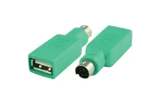 Produktbild för Deltaco Adapter PS/2 ha till USB ho för möss & tangentbord