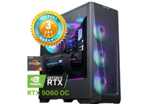 Produktbild för Gamer God Ares v2 - Ryzen 5 7600 - RTX 5060 OC - 16GB - 1TB SSD - Win 11 Home