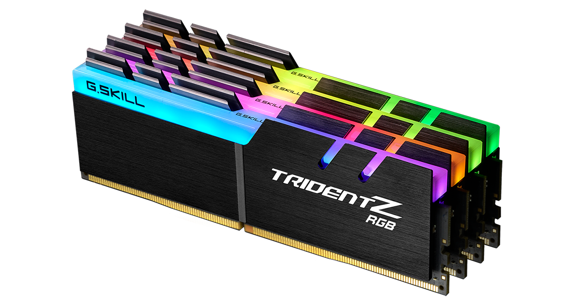 Produktbild för G.Skill TridentZ RGB 32GB (4 x 8GB) DDR4 - 3600MHz - Renoverad produkt