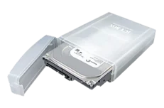 Produktbild för Icy Box Förvaringslåda för 3,5" HDD - Skyddar mot stötar och damm
