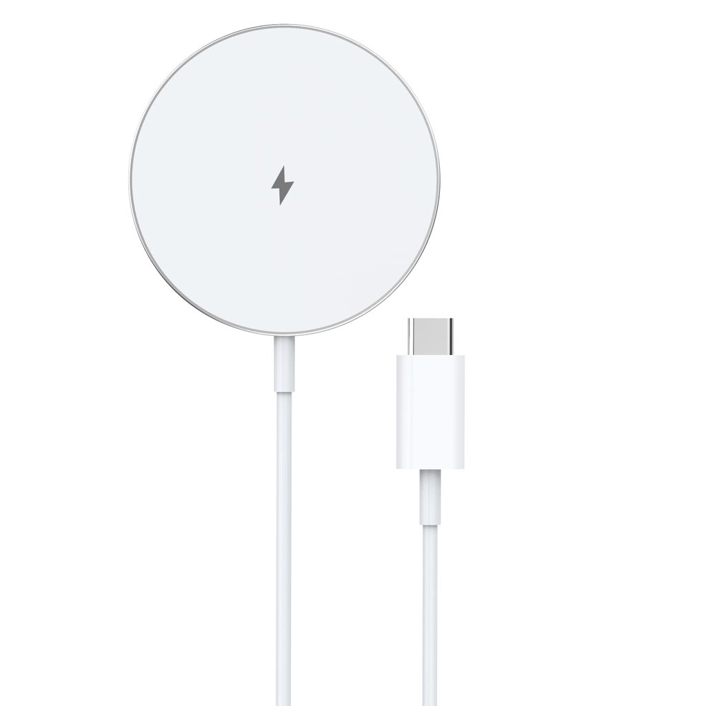 Produktbild för SiGN MagSafe Charger Qi 15W - USB-C - Vit