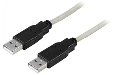 Produktbild för Deltaco USB 2.0 kabel Typ A hane- Typ A hane 0,5m