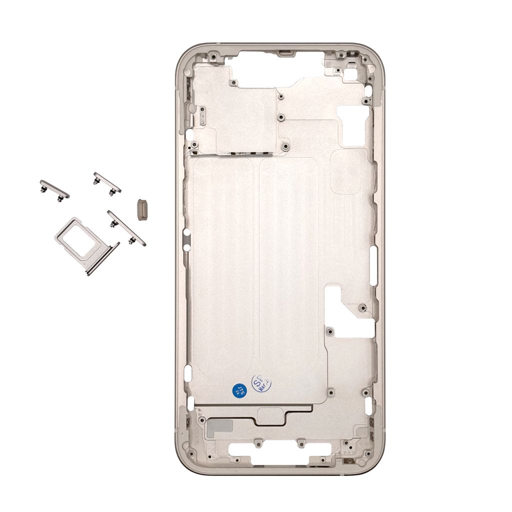 Produktbild för Apple iPhone 14 - Byte av mellanram - Starlight