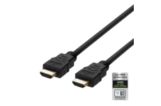 Produktbild för Deltaco ULTRA High Speed HDMI-kabel - HDMI 2.1 - 48Gbps - 3m - Svart